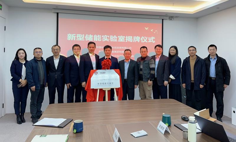 裝備集團(tuán)與中材海外、合肥工業(yè)大學(xué)共建新型儲能實(shí)驗(yàn)室在滬揭牌